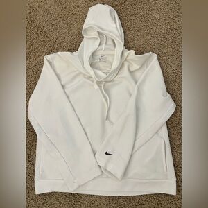 Women’s White Dri-Fit Nike Hoodie-Size M